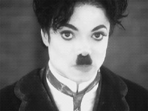 Michael Jackson as Charlie Chaplin